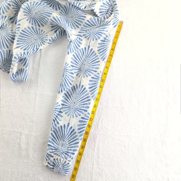 Joie 100% Linen Button Down Shirt Women's Med CoastalCowgirl Nautical Boho - Picture 8 of 9